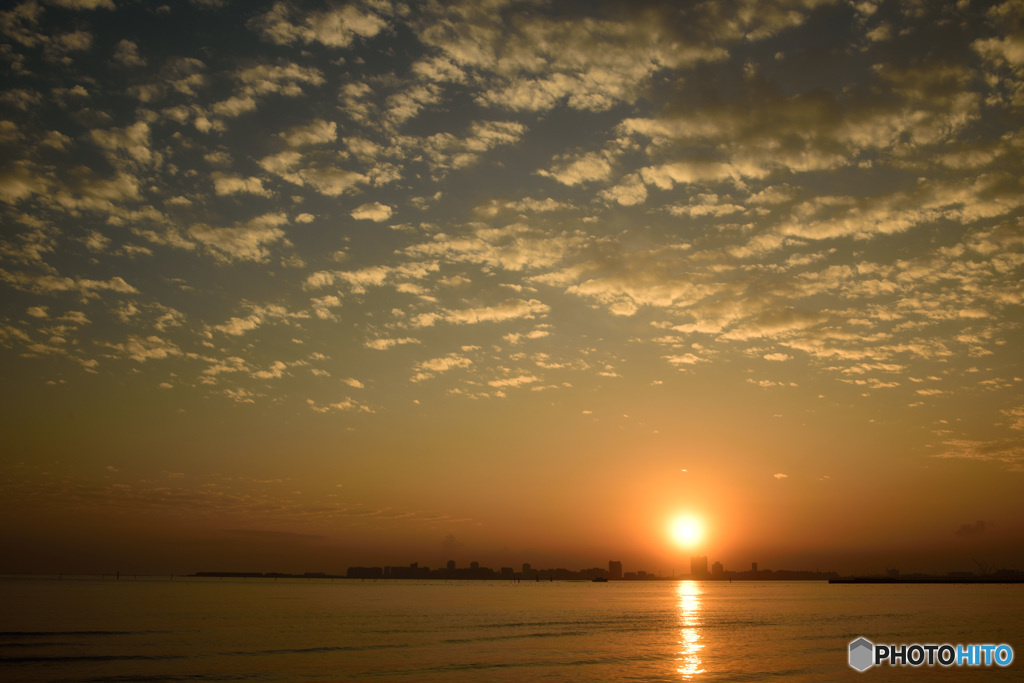 三番瀬の夕日9