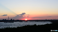 本日の夕日2