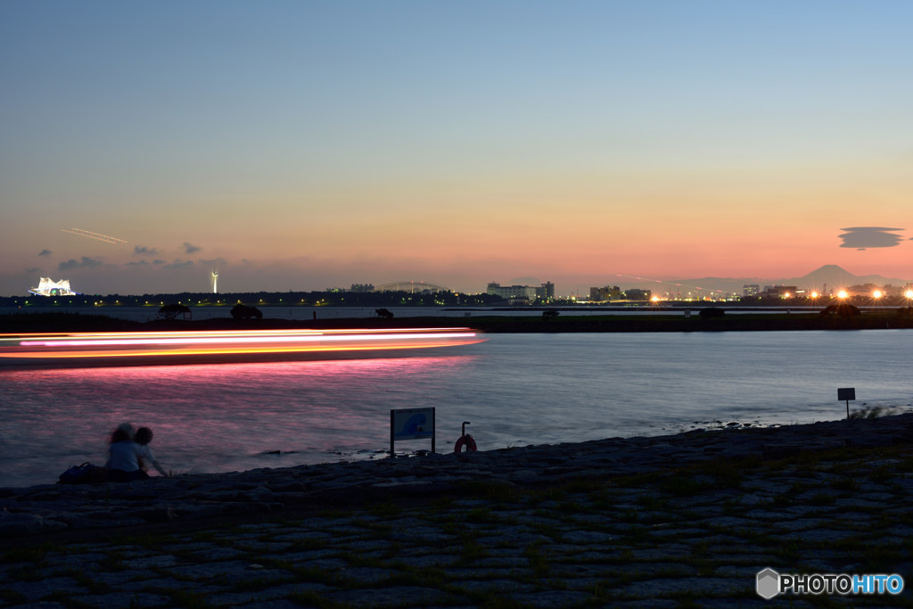 夕暮れ葛西臨海公園2