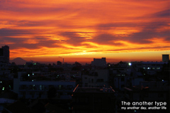 夕日