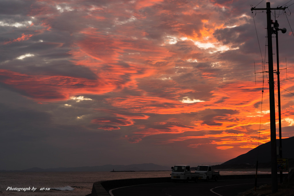 絵の具のような夕焼け By At Su Id 写真共有サイト Photohito