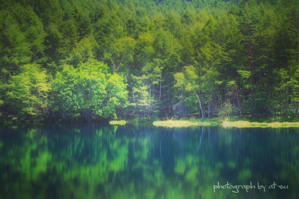 御射鹿池2018夏