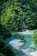 吊橋のある風景