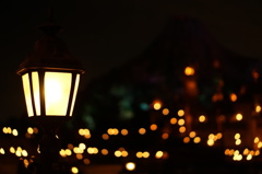 東京ディズニーシーの夜景 