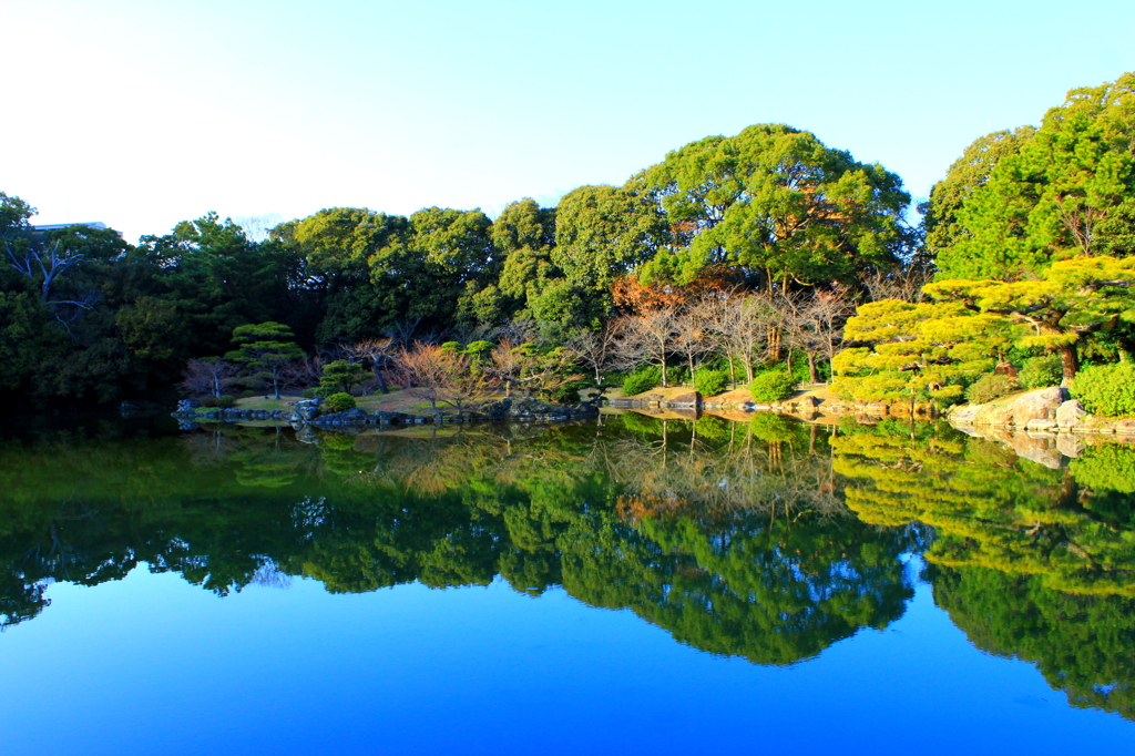 栗林公園　水鏡