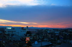 ある日の夕空