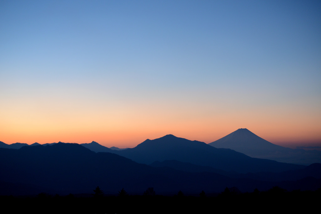清里からの富士山 