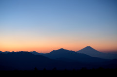 清里からの富士山 