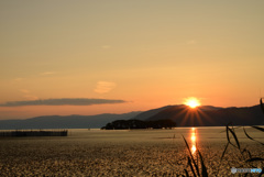 琵琶湖夕景1