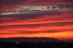 真っ赤に燃える空①