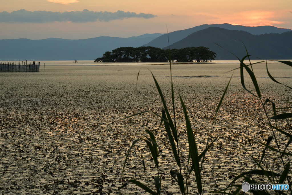 琵琶湖夕景2