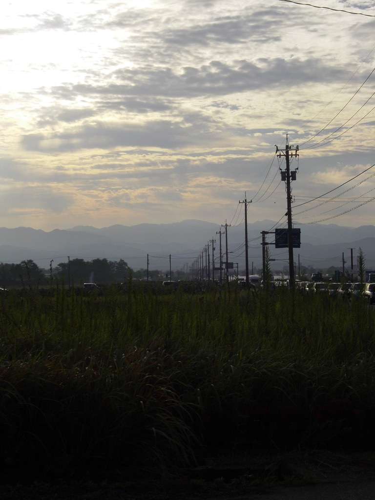早朝の小松基地