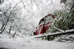 雪の日のチンクエチェント