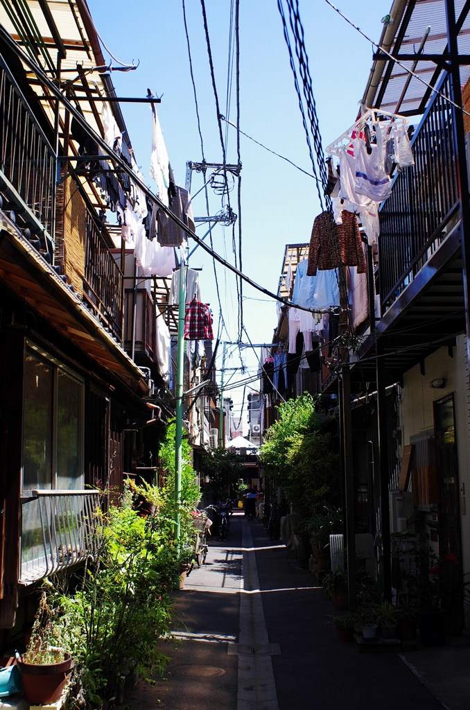 月島の洗濯物