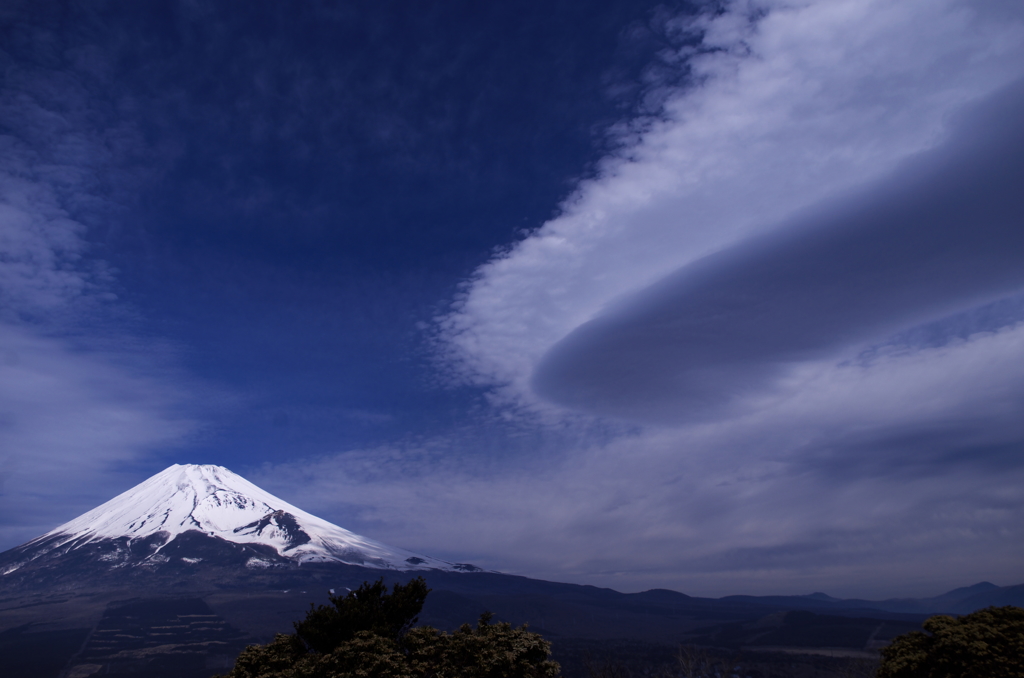 荒天前のMt.富士