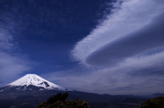 荒天前のMt.富士