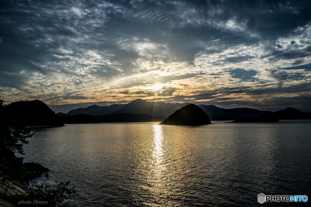 周防大島　夕景