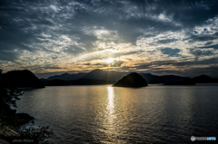 周防大島　夕景