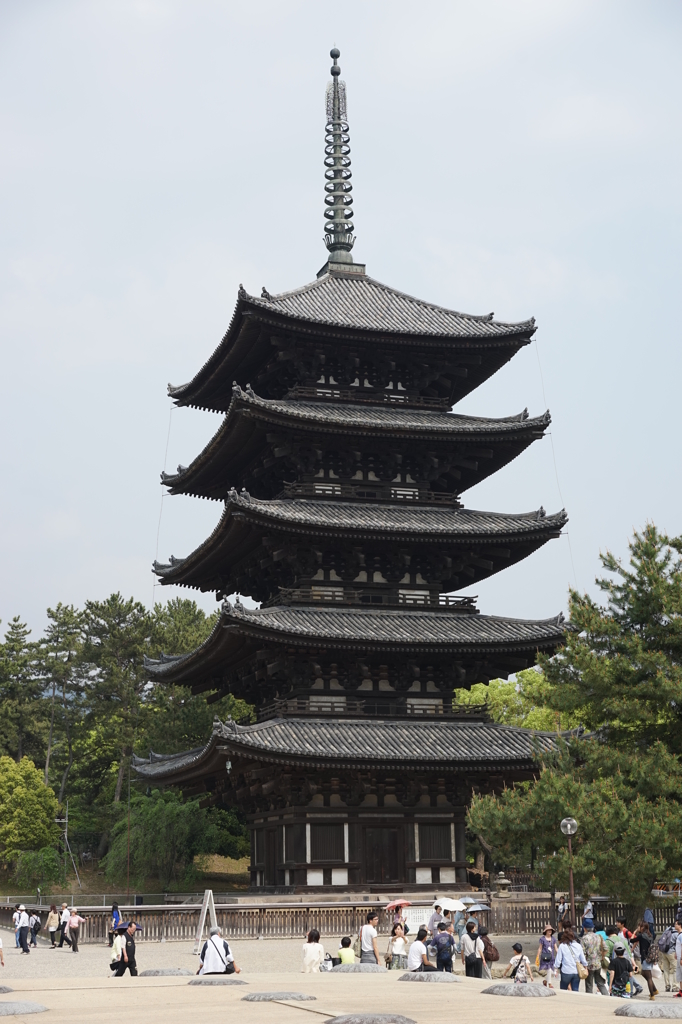 世界遺産　奈良　興福寺　五重塔
