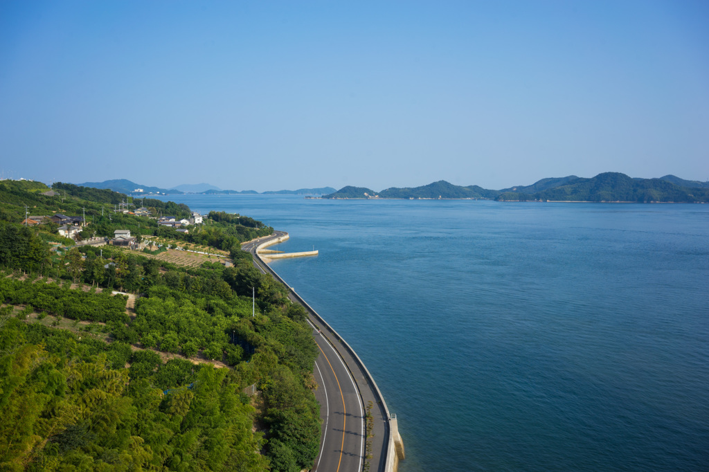 多々羅大橋からの眺め（しまなみ海道）