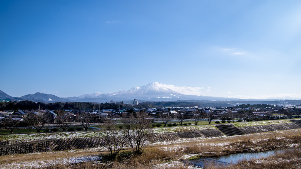 冬の伯耆富士