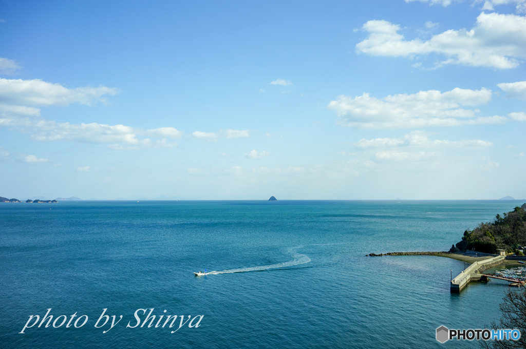 因島からの眺め