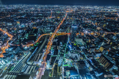 あべのハルカス展望台　夜景
