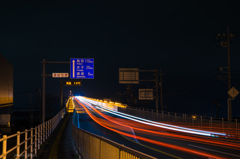 ベタ踏み坂　夜景
