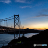 しまなみ海道　夕日
