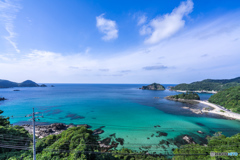 島根半島から日本海を望む