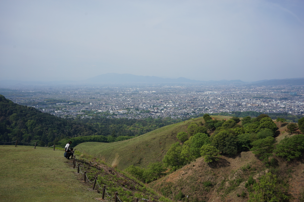 若草山山頂よりの眺め