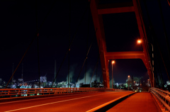橋と工場