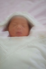 A three days old baby