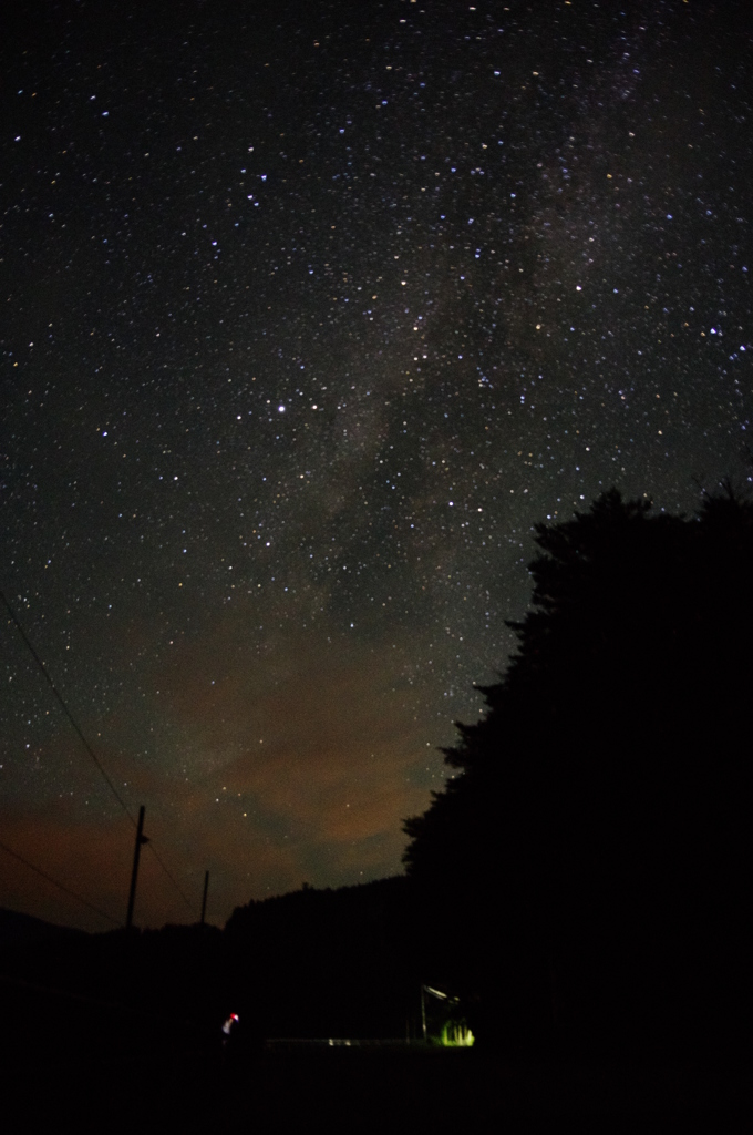 ハチ北の星空
