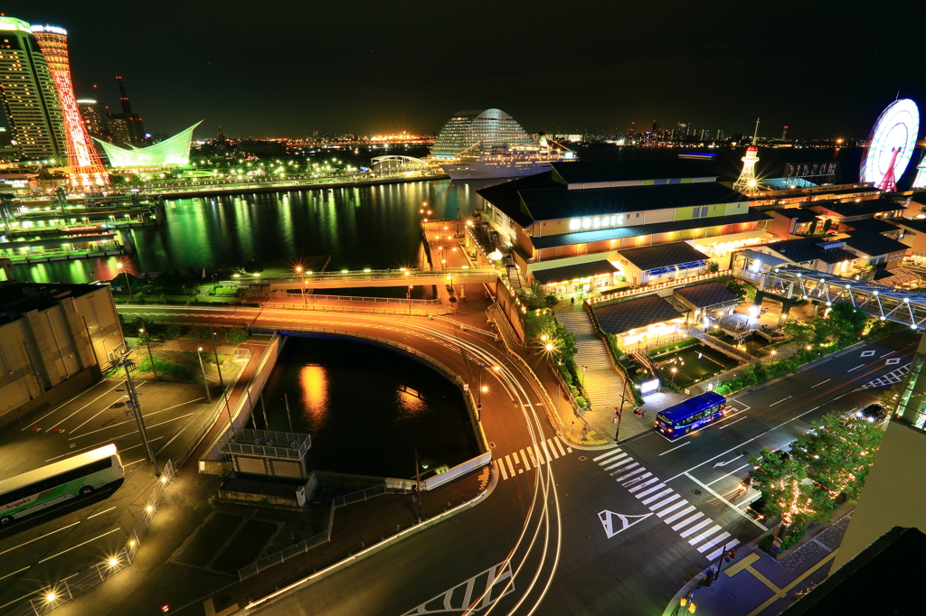 ハーバーランドからの夜景