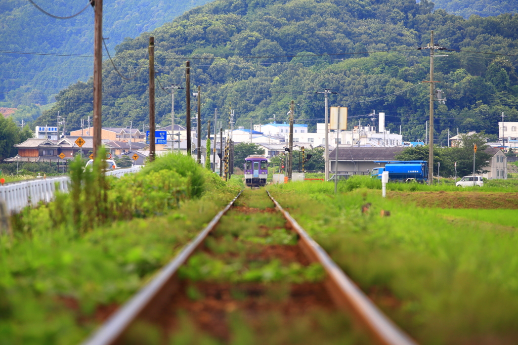 去りゆく列車