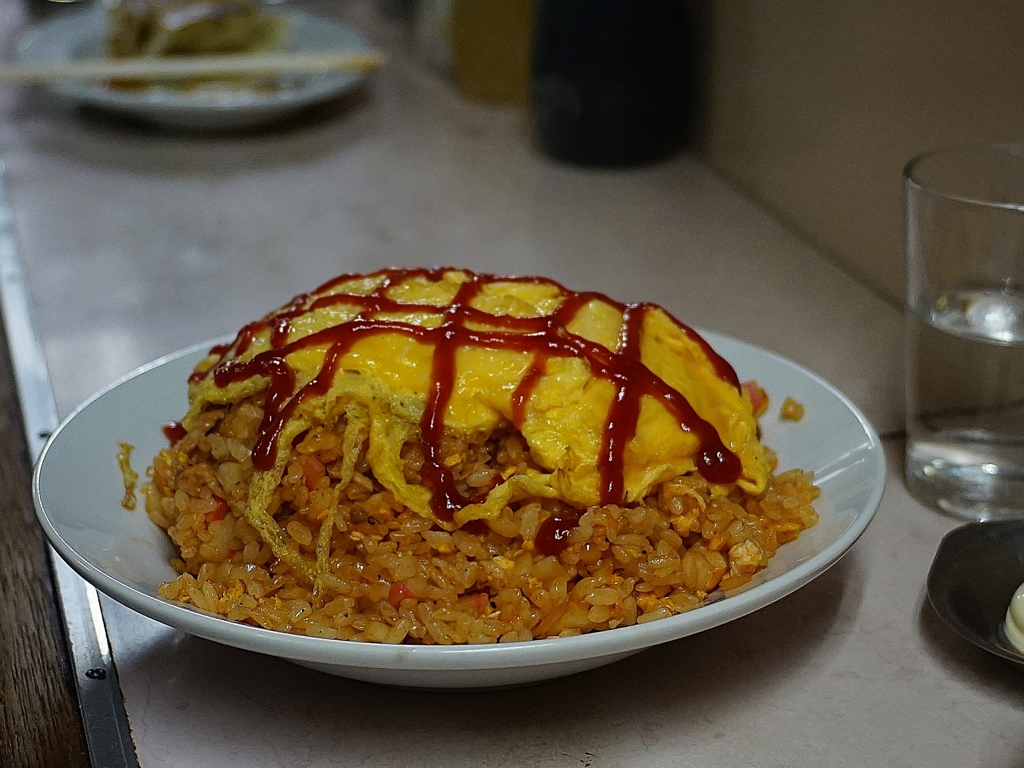 岐阜屋のチキンライス（オムライス）♪