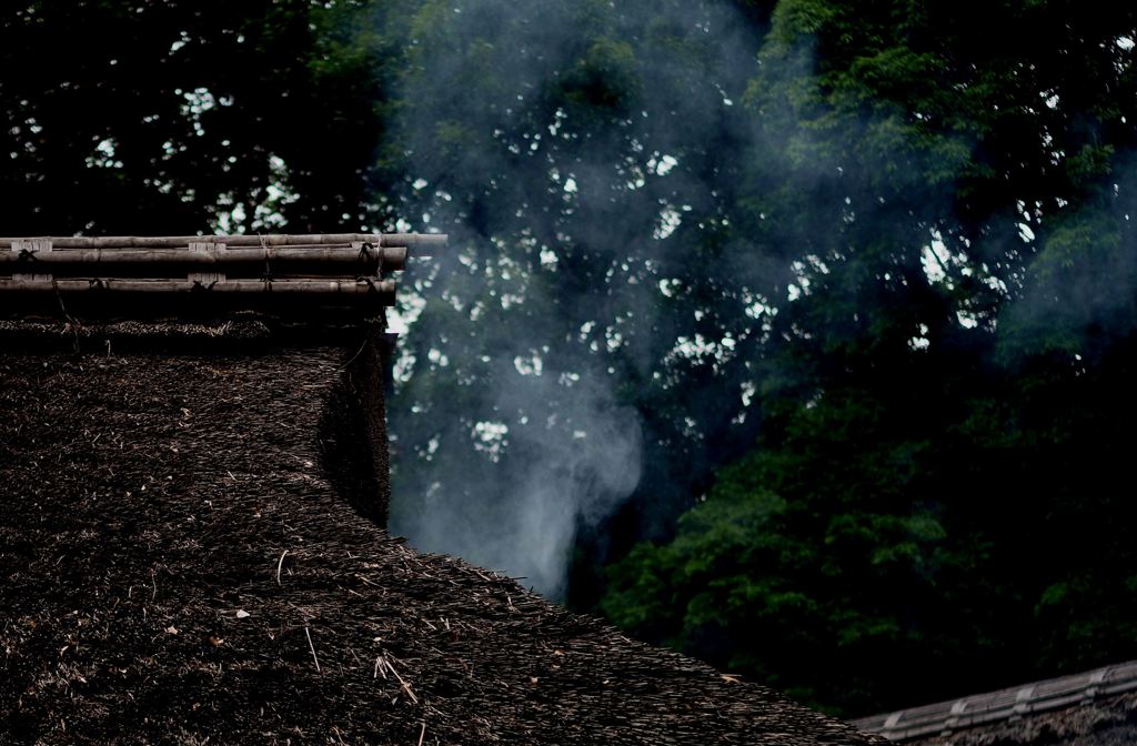 囲炉裏のある家