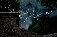 囲炉裏のある家