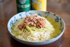 サッポロ一番塩ラーメン冷やし