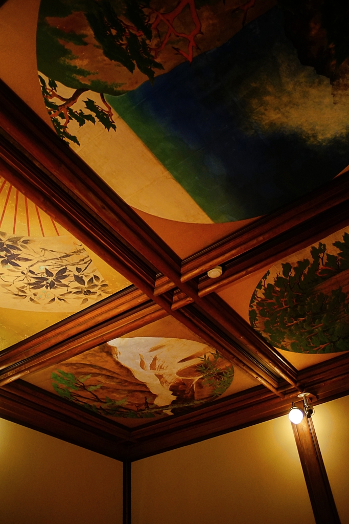 お雛様を撮らずに天井を撮る