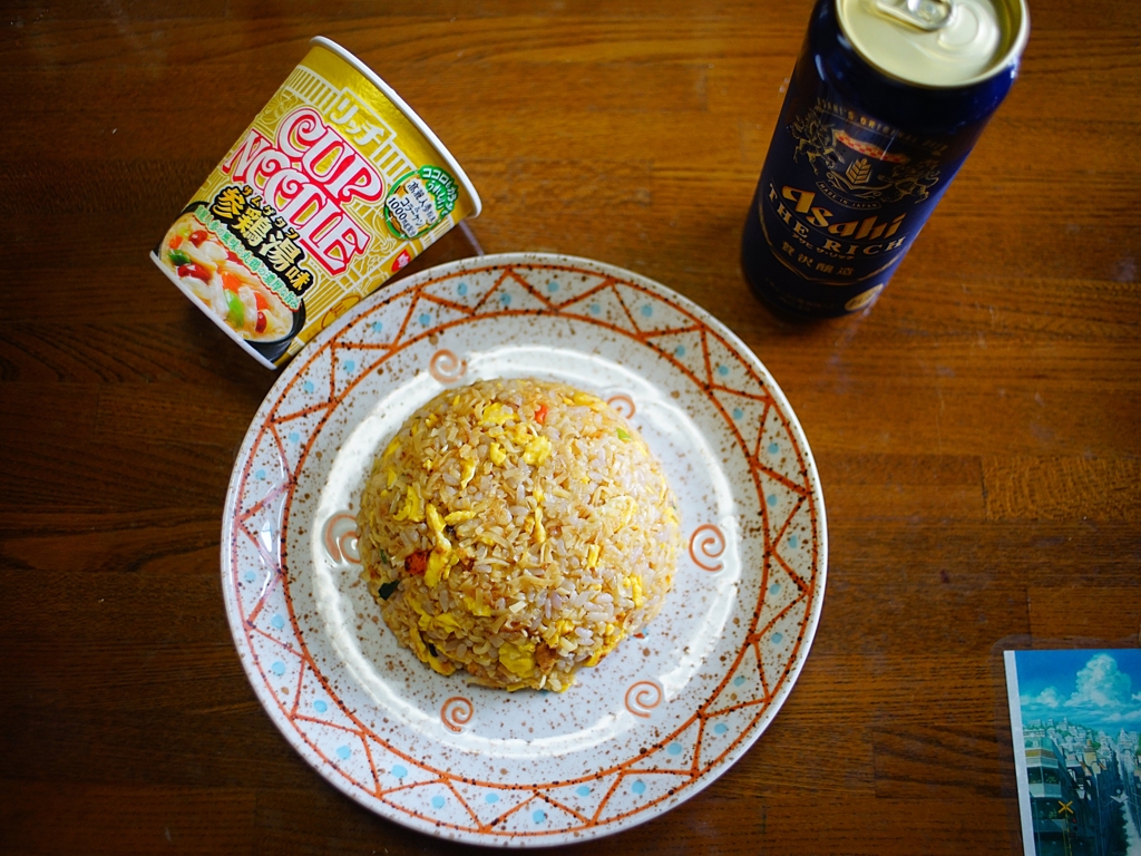 参鶏湯ヌードル炒飯