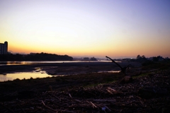 美しい多摩川と台風19号の恐怖