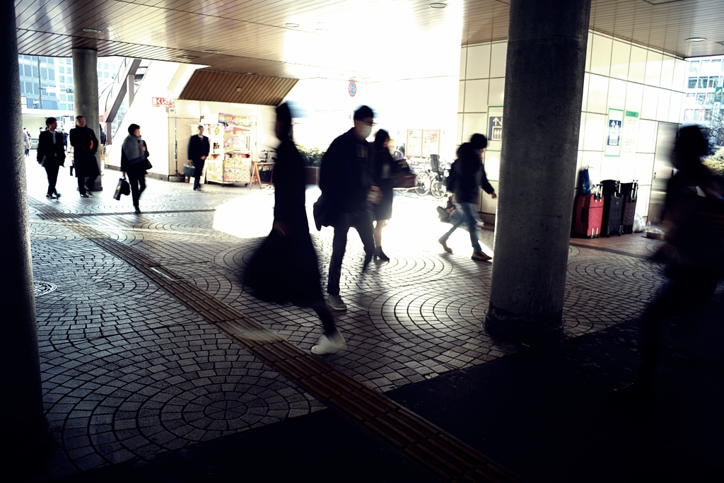 スローシャッターは暗くなるまで待って