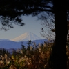 立川より富士を望む２