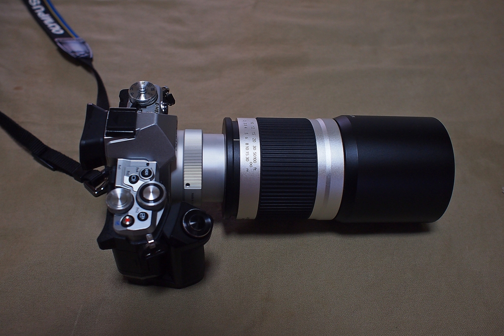 Kenko ミラーレンズ 400mm F8 マニュアルフォーカス フード付