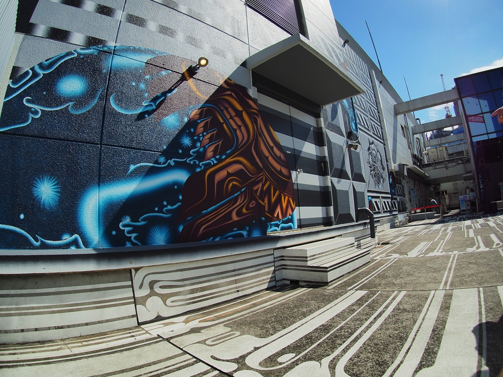 3.21 Shibuya Crossing 上空のART