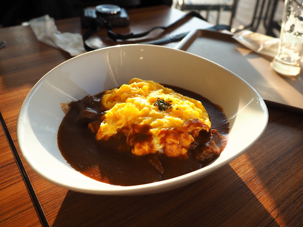 ふわふわオムカレー♪