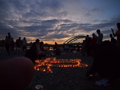 多摩川キャンドルナイト