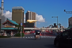 筋斗雲＆駆け抜ける人力車